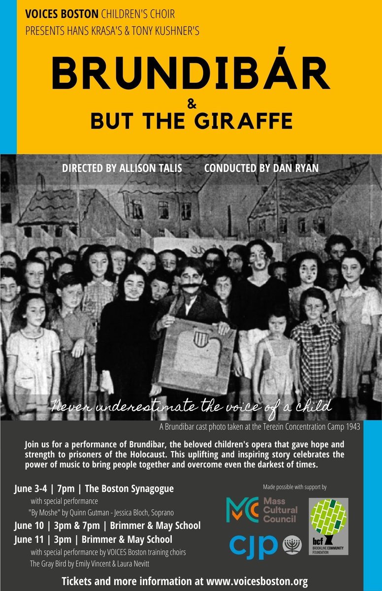 holocaust_music's tweet photo. Honouring the memory of those who originally performed it, @DanConducts a production of Brundibár, performed this weekend, June 10th and 11th at Brimmer and May School, Newton, MA.
https://t.co/7FXwDg8tJt https://t.co/ZX9alaEwHx