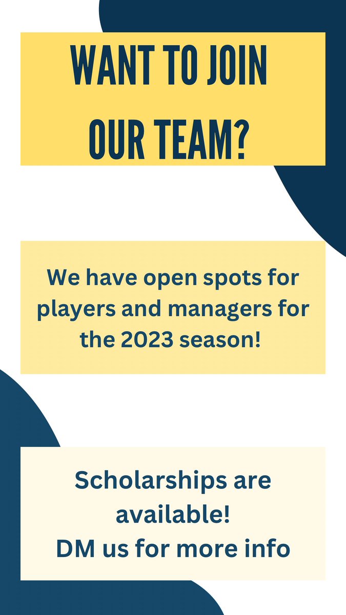We still have open spots for our 2023 season!
DM us to learn more about joining our team! 
#gostangs #stanggang #JoinOurTeam
