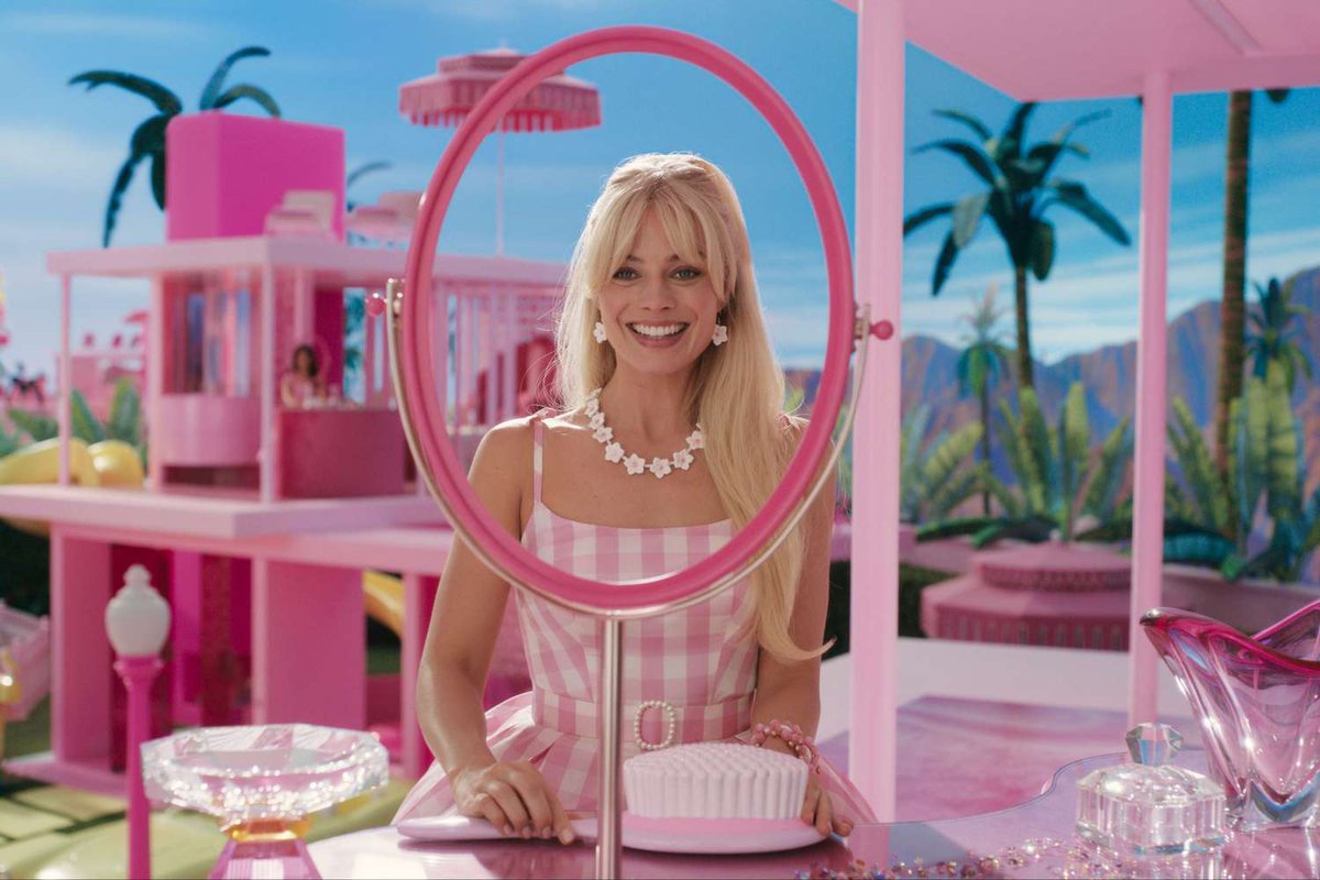 BestDirectHER's tweet photo. Living in Barbie Land sounds like a dream come true, unless you're a Ken or questioning your entire existence. Can't wait for Barbie Directed by Greta Gerwig to drop this summer! #BestDirectHer  #BarbieLandWoah https://t.co/TEfc2WhW5v