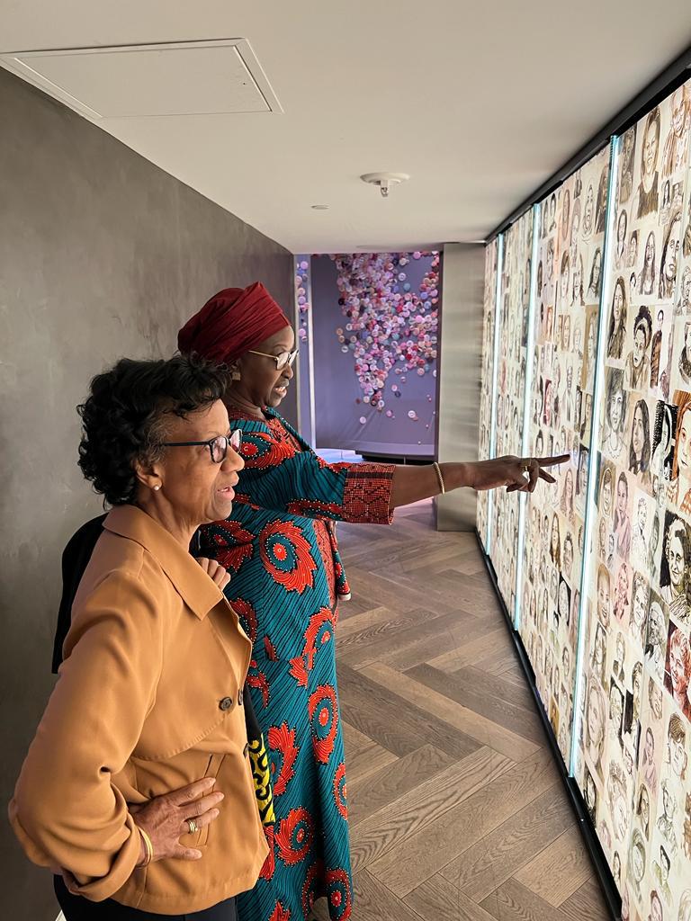 AWLNetwork's tweet photo. The AU Special Envoy on WPS and AWLN Co-Covener, @AUBinetaDiop, briefs participants on the work of @AWLNetwork at the margins of the 5⃣th Capital-Level Meeting of the Women, Peace and Security Focal Points Network in Washington DC. 
 
#AWLNetwork https://t.co/qITAdBg0Cd