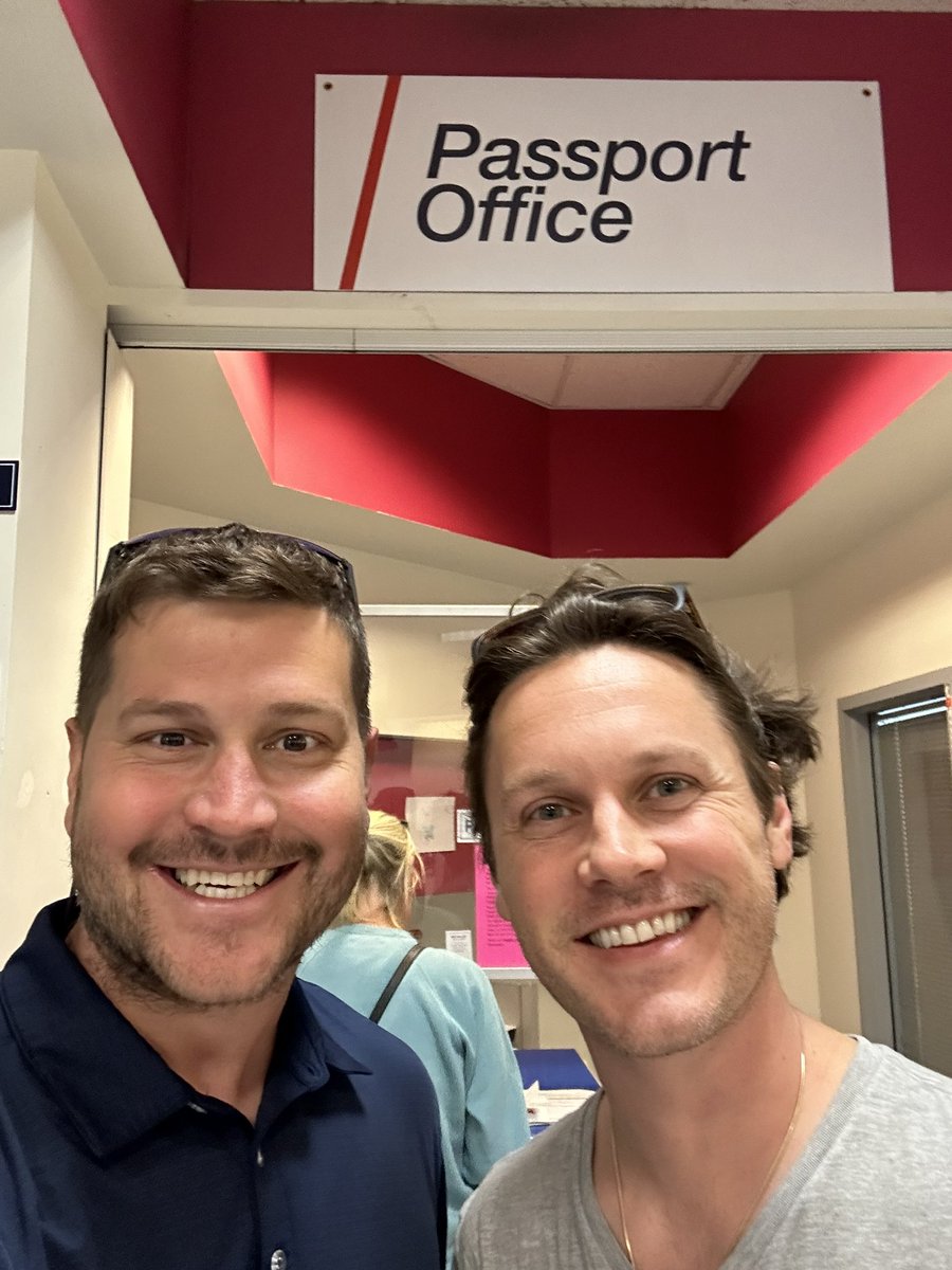 EPICclaims's tweet photo. In a serendipitous moment. Running into  @zacharyburrabel in Indiana (USPS), while getting my kids passports and using points for our first trip to the #Bahamas and #Ireland! https://t.co/zUTTYA9iKZ