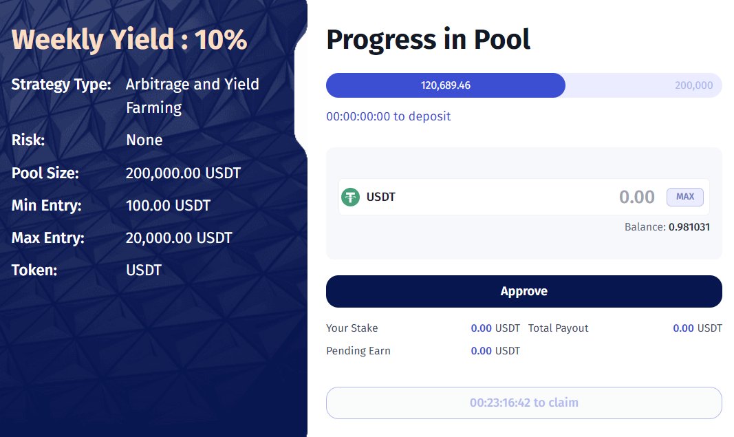 Less than 24 hours remaining for claiming. ⏰🔥

✅ Make sure you are here to claim your investment and profit after the timer is over. 👌

✅ After claiming, 12 hours will be given for the next week's pool deposit. 🔥

app.gloryfinance.io/invest/farms