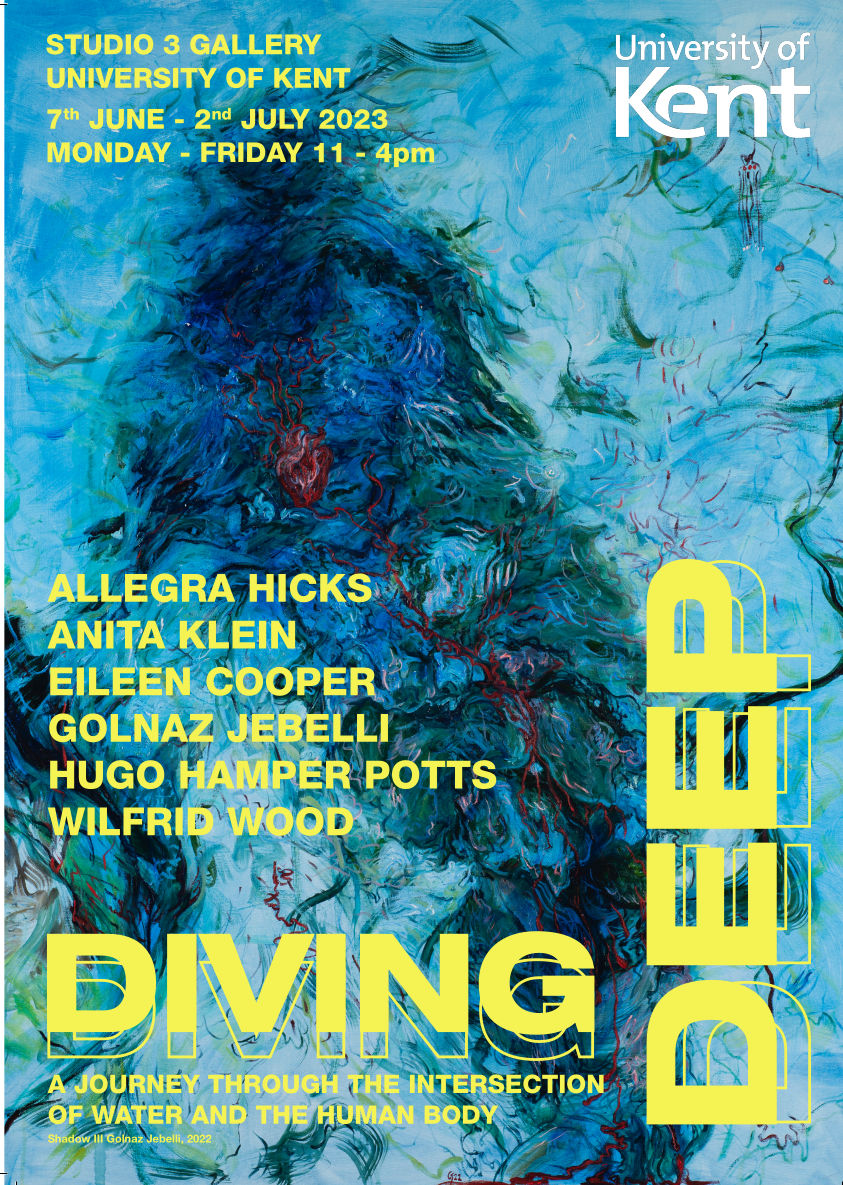 Join us for the opening of this year’s MA Curating exhibition Diving Deep: A Journey through the Intersection of Water and the Human Body. 

Immerse yourselves in this journey, and meet participating artists!

blogs.kent.ac.uk/artistry/2023/…