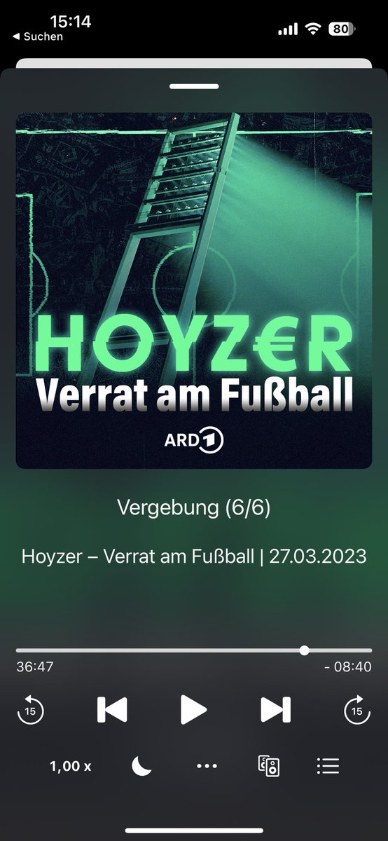 Ein Podcast um in Erinnerung zu holen was alles schief gegangen ist und immer noch schief geht. Besonders folge 6/6 bringt mich zum nachdenken. Aber alle folgen sind klasse.
#hoyzer #zwayer #graefe #ardaudiothek