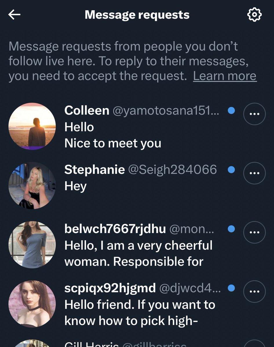 Since the takeover, this is what my DMs look like every day. Conclusion: Younger women are a lot more interested in me than they used to be.