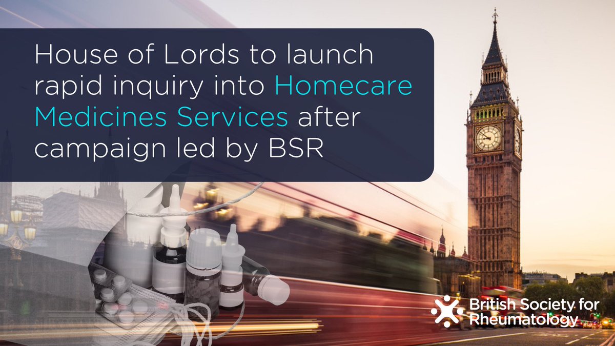 📢 Homecare Medicines Campaign: We won! 

Today the House of Lord's Public Services committee published its intention to hold a rapid inquiry into Homecare Medicines Services after our 10-month campaign. 🙌 

Find out more from our new CEO Sarah Campbell: bit.ly/3OZUTjG