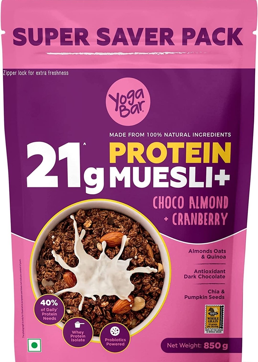 Adithya Venkatesan on Twitter "Marketed as 21gm protein, but if you