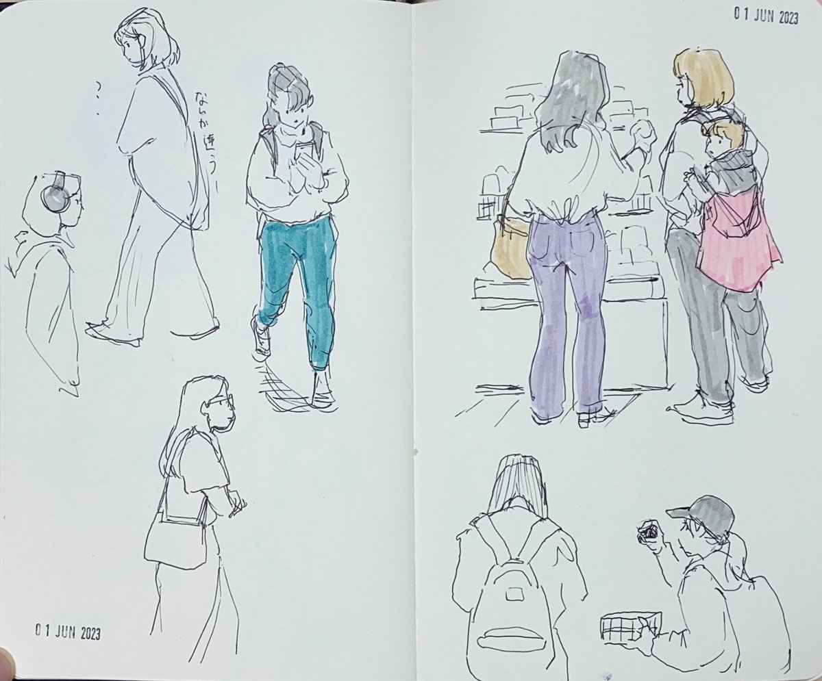 FUJI_mnmi's tweet photo. 近頃のスケッチ
焦らずいこう〜🚶‍♀️🚶‍♂️

#drawfromlife #日々描く
#skrtch https://t.co/Ldq2B1t3Js