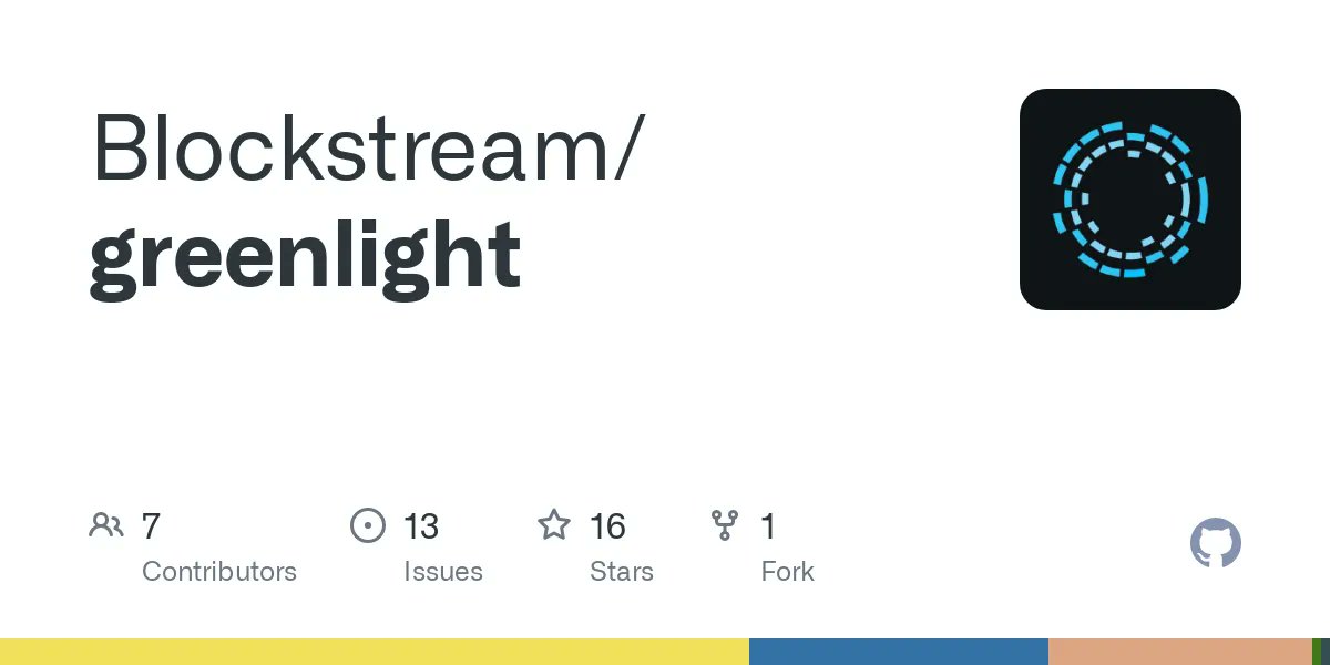 Today we are extremely proud to open-source the #greenlight client repository as part of our Developer Preview🌱

Included are the client libraries, with bindings for python and JS, as well as all the tools to self-host a Greenlight node.

Learn more at buff.ly/3IY4Mun 🚀