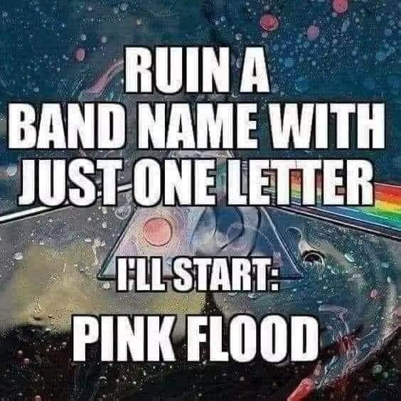 BarneySimon's tweet photo. And go! #ruinabandname https://t.co/Txznbprrzd