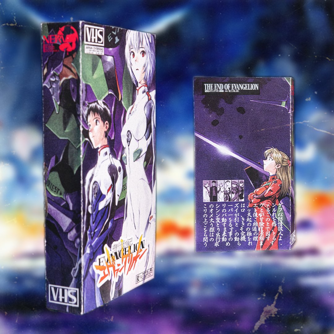 unstable_king's tweet photo. End of Evangelion custom made working VHS I made.

#endofevangelion #evangelion #vhs #vcr #anime https://t.co/FbMyKsvrQG