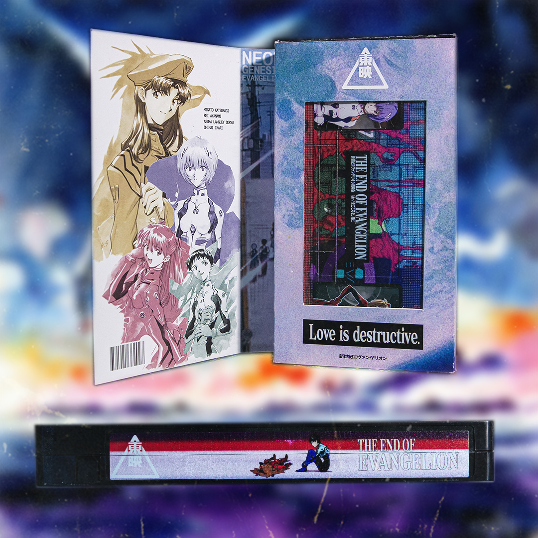 unstable_king's tweet photo. End of Evangelion custom made working VHS I made.

#endofevangelion #evangelion #vhs #vcr #anime https://t.co/FbMyKsvrQG