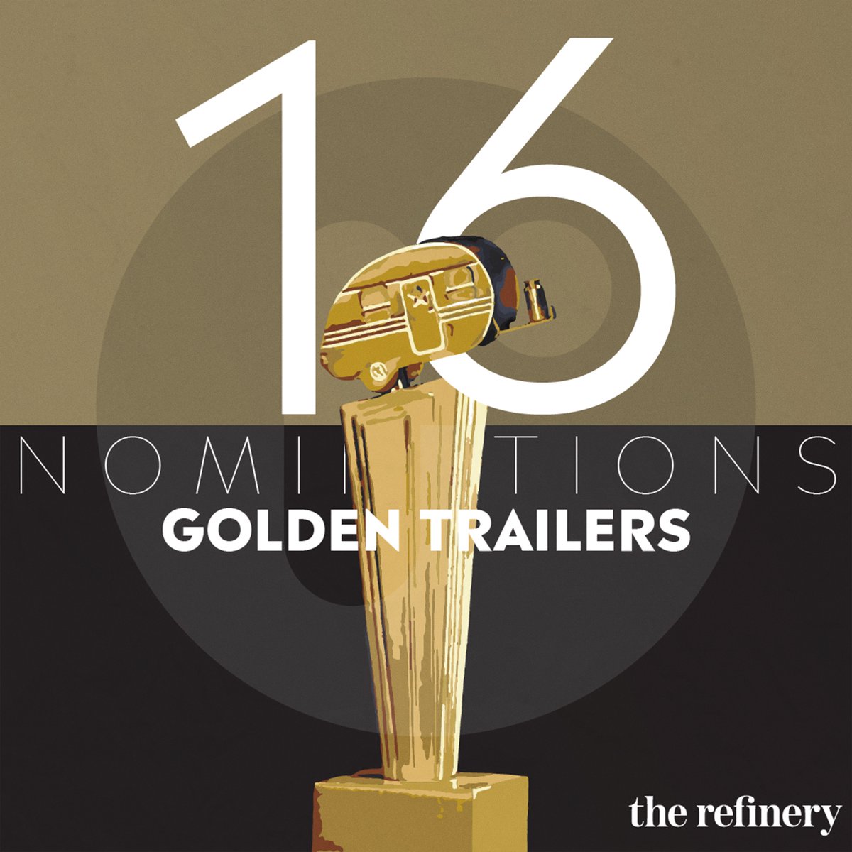 16 @goldentrailer nominations for our 16th year in the biz? Well that’s what we call super-sweet! As always, huge thanks and kudos to our clients and staff - there’s some epic work that we’re deeply proud of. Cheers to all the nominees! #gta23 #trailerawards #entertainmentrefined