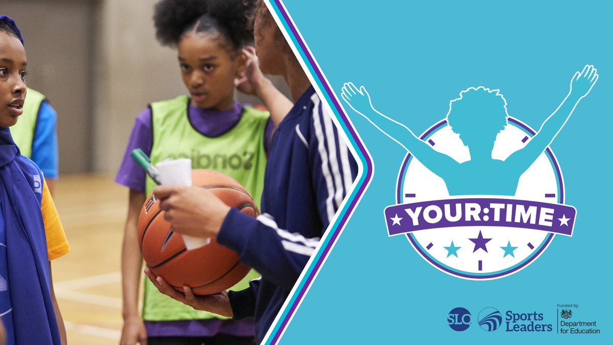 Increase engagement in sport and leadership amongst girls with our fully-funded Your Time programme 💪🏃‍♀️ Register your interest here, and we will be in touch with further details: forms.office.com/Pages/Response… #YourTime #GirlsInSport