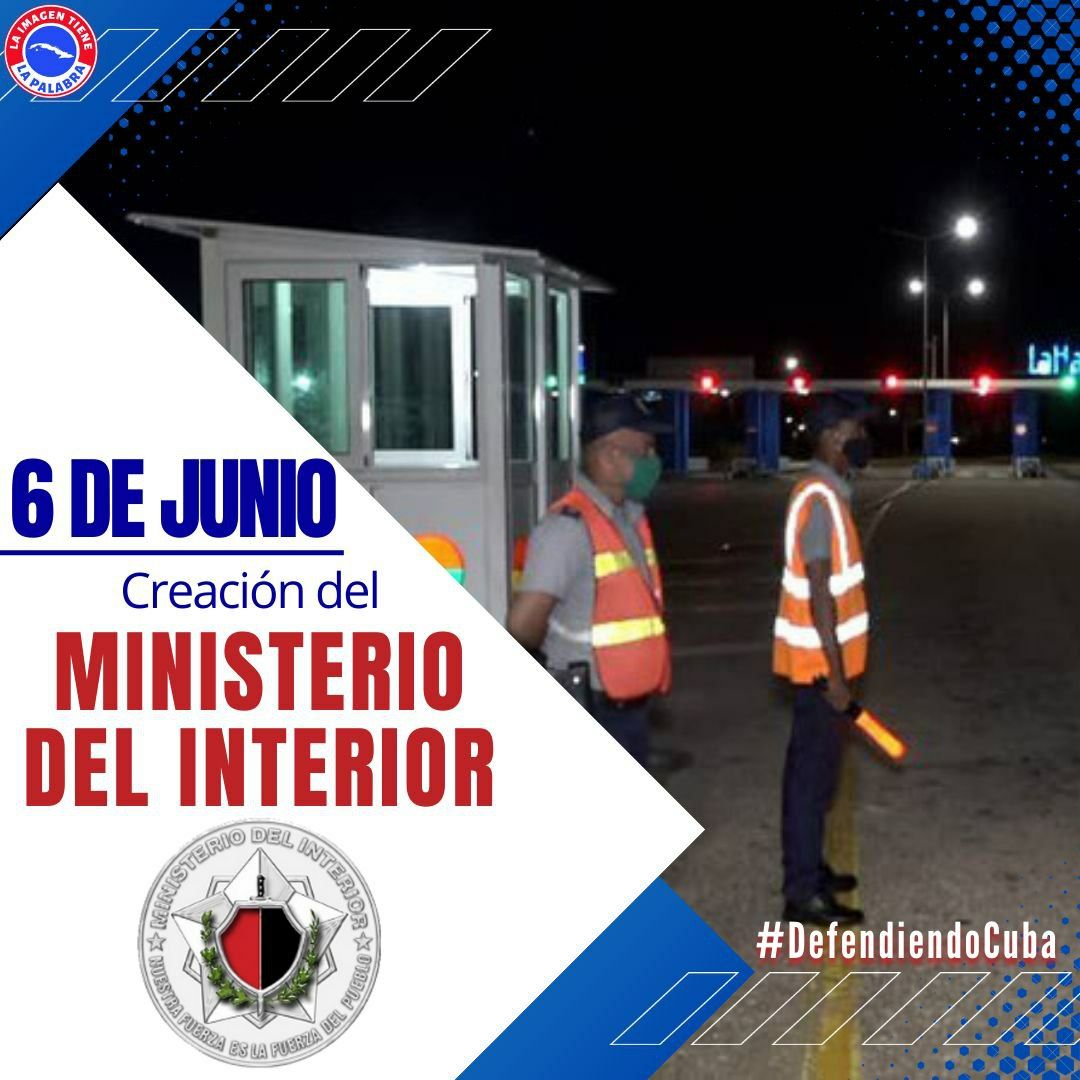 ✍'Mientras exista el imperialismo, el Partido, el Estado y el pueblo, les prestarán a los servicios de la defensa la máxima atención'. Raúl 

📣#62Aniversario 
@minint_cuba 
#MiMóvilEsPatria