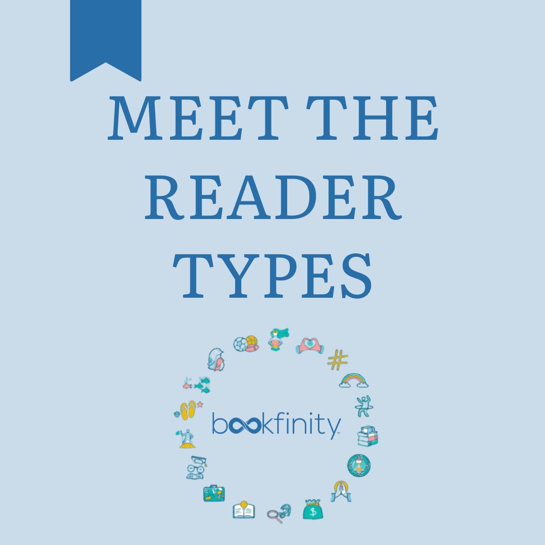 bookfinitycom's tweet image. MEET THE READER TYPES ๐ โจ Whether you are an avid reader or trying to find your reading groove, getting the right book recommendations can be tricky. To help narrow it down and improve your book recommendations, discover your #ReaderType ๐ bit.ly/3N4N3nl!