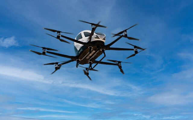 ChildrenofPeace's tweet photo. #Israel has carried out its first tests of an autonomous aircraft that can carry passengers &amp; heavy cargo - an air taxi. The revolutionary aircraft which is part of the Israel National Drone Initiative is expected to serve as future public transportation (Pic Credit: Mark Nomdar) https://t.co/I8c6N6LR4P