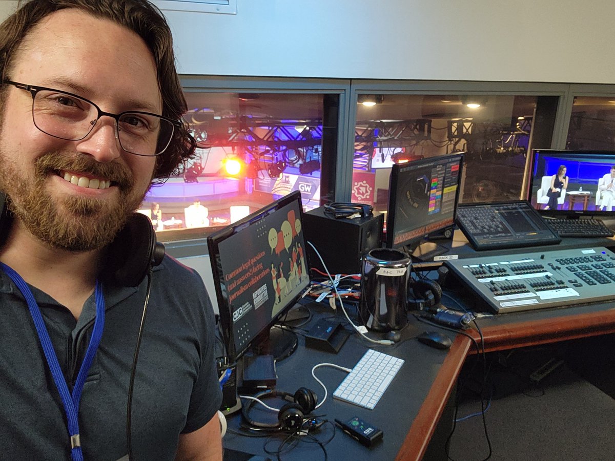 jsamditis's tweet image. Hello from the #CJS2023 control room!