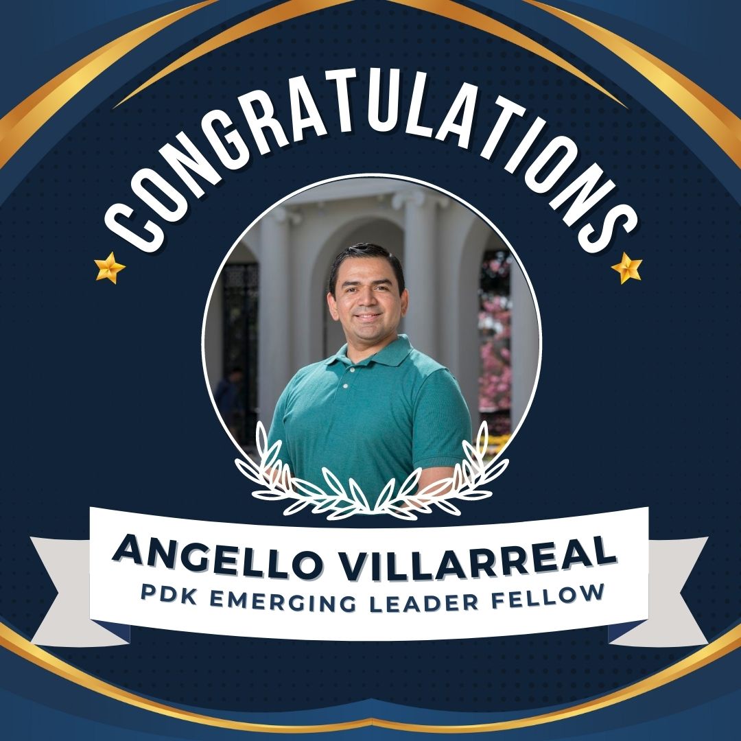 MU School of Ed (@muschoolofeduca) on Twitter photo Congratulations to our alumnus Dr. Angello Villarreal, Spanish teacher at Freehold Township High School and adjunct professor at Monmouth University, named a PDK Emerging Leader Fellow. For more information: pdkintl.org/el-de/
<a href="/DrGeorge_MU/">William O. George III</a> <a href="/DrMulvaney/">Tracy Mulvaney</a> @AngelloVillarre Congratulations to our alumnus Dr. Angello Villarreal, Spanish teacher at Freehold Township High School and adjunct professor at Monmouth University, named a PDK Emerging Leader Fellow. For more information: pdkintl.org/el-de/
<a href="/DrGeorge_MU/">William O. George III</a> <a href="/DrMulvaney/">Tracy Mulvaney</a> @AngelloVillarre