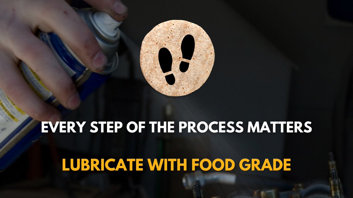 Would you rather be safe or sorry?

#BakeSafe during each step of the process! Trust us to provide reliable lubrication that won't compromise food safety.

#FoodGradeLubricants #ReliableLubrication #FoodSafety #FoodGrade #FoodProcessing