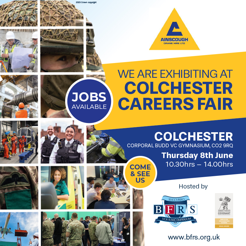 We are excited to announce that we will be exhibiting at BFRS National Careers Fair on 8th June in Colchester from 10:30 to 14:00. We are a Forces-friendly company and are looking forward to meeting you there! 

bfrss.org.uk/events/814450/

#BFRS #BFRSevents