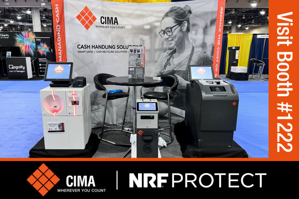 CASH MANAGEMENT FOR ANY RETAILER... Visit #CIMA in Booth #1222 at #NRFPROTECT for a chat and to demo our comprehensive range of cash management solutions that help any retailer increase security and reduce the cost of managing cash.

#NRFPROTECT2023 #retail #cashhandling