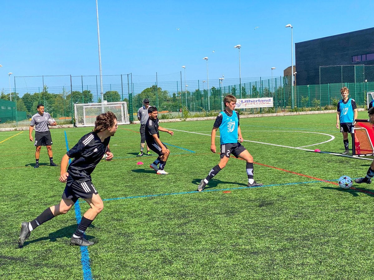 DEVELOPMENT 🇺🇸🇬🇧🇹🇿 It was great to see #7EliteSABA 04 Boys working hard at the #7EliteAcademyUK Litherland Sports Park HQ 💨👊

They've flown over from the USA for a training week ahead of Far West Regionals in Boise 👊

#7EliteAcademy | #PlayerPathway