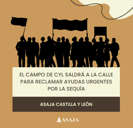 AsajaNacional's tweet image. 📢 El campo de #CastillayLeón saldrá a la calle para reclamar ayudas urgentes por la #sequía

Las #OPAs convocan una gran manifescación:
📅 15 de junio
📍 Valladolid
👉ow.ly/yuf250OGC9e

@ASAJACyL @AsajaValladolid @CoagCyl @UCCLCyL