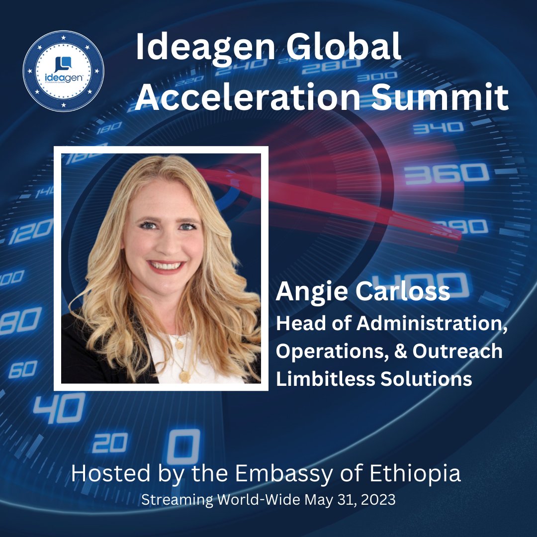 IdeagenGlobal's tweet photo. Ideagen's Global Acceleration Summit is now streaming! Hosted at the Embassy of Ethiopia. Hear from various cross-sector thought leaders such as Limbitless Solutions's Angie Carloss! #Ideagen #AccelerationSummit https://t.co/FtXtu1y7Ge https://t.co/YNauoKiaDl