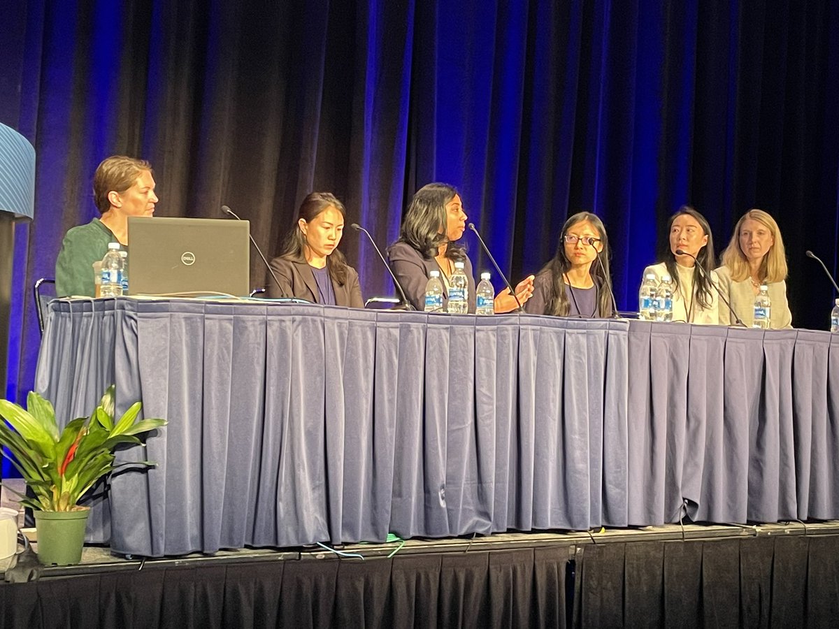 #Womanel All female panel with 3 oral abstract presenters, female discussant, and female chairs. 🚺women are leading HSR at #ASCO23 🔥