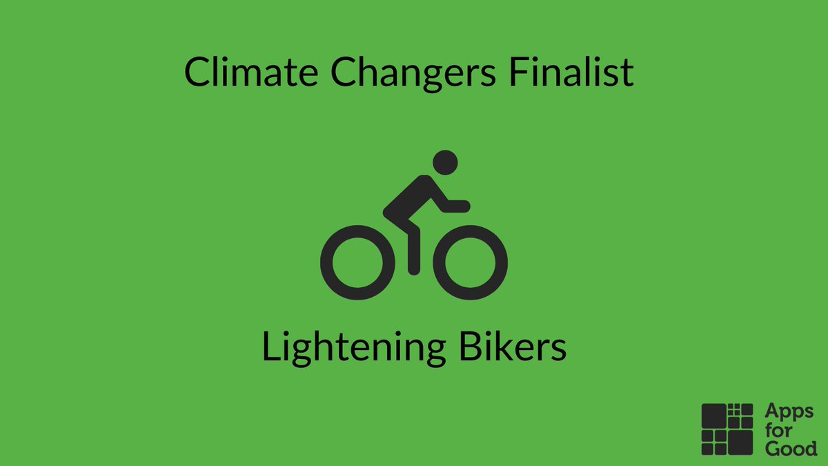 Meet Lightening Bikers from <a href="/ChallneyBoys/">Challney Boys | Luton</a>! Finalists in the <a href="/OVOEnergy/">OVO</a> Climate Changers category. 

This app helps to reduce carbon emissions through a community of bike riding enthusiasts. 

See all the finalists and VOTE NOW: appsforgood.org/showcase/peopl… 

#AfGShowcase