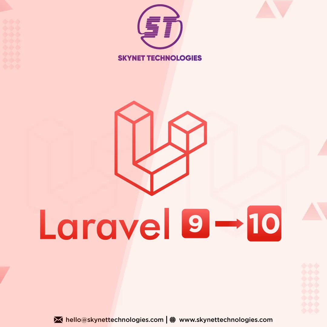 Skynet_LV's tweet image. How to upgrade a website or custom web app from Laravel 9.x to Laravel 10.x? @laravelphp
buff.ly/45LeJVE
#Laravel #Laravel9 #Laravel10 #LaravelDeveloper #LaravelWebDevelopment