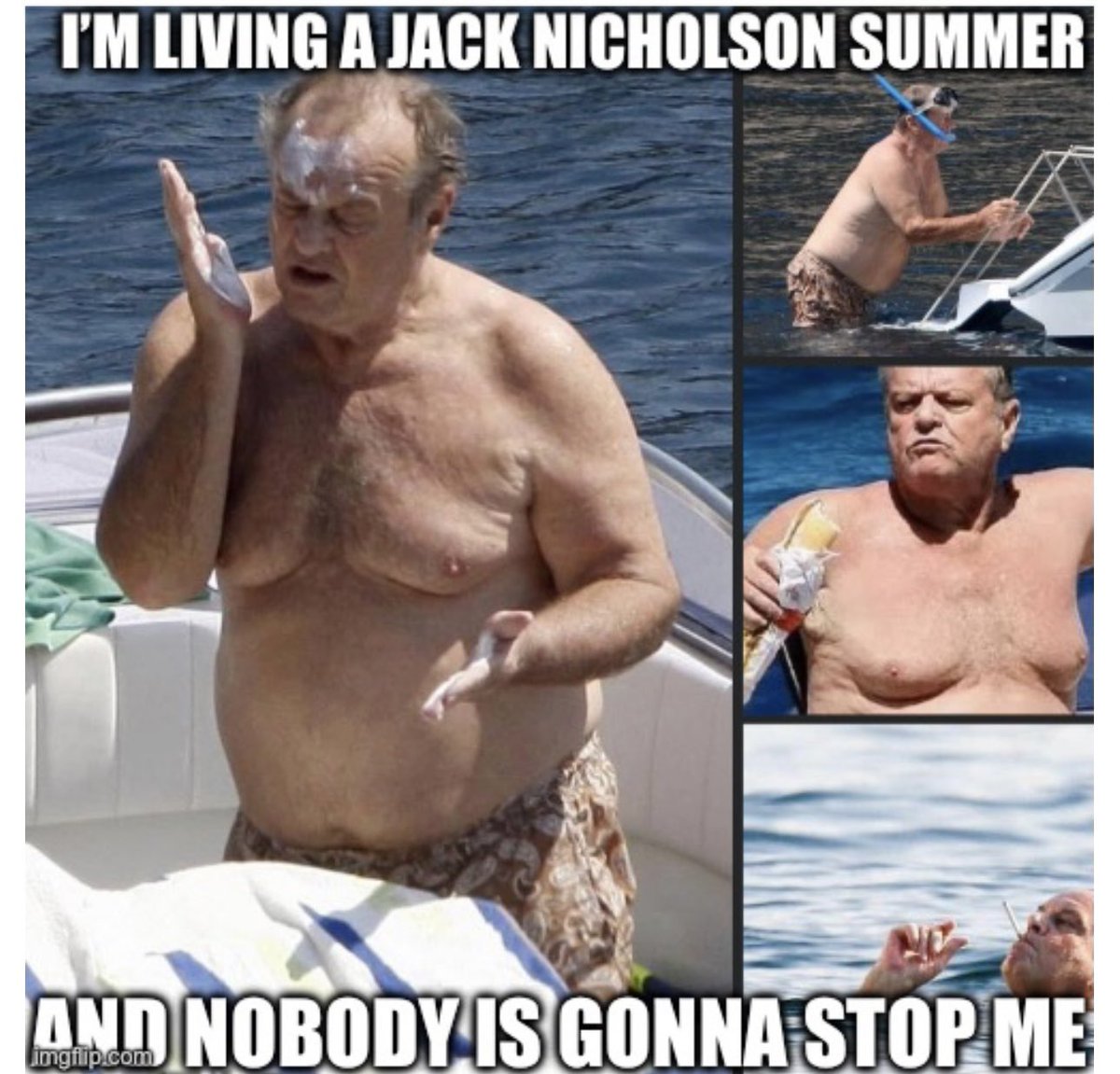 And that’s on #PERIODT 🫰🏻 
#livingmybestlife #jacknicholson #goodvibesonly #currentmood #summer #summervibes