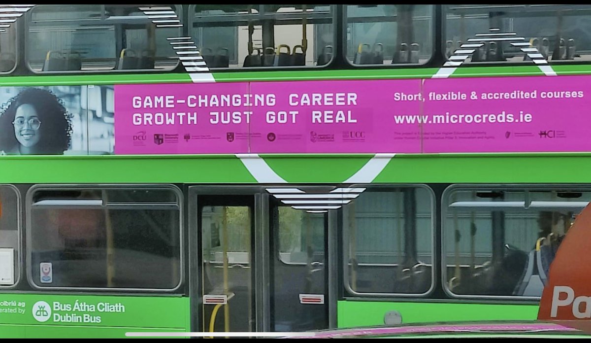 Microcreds.ie advert.