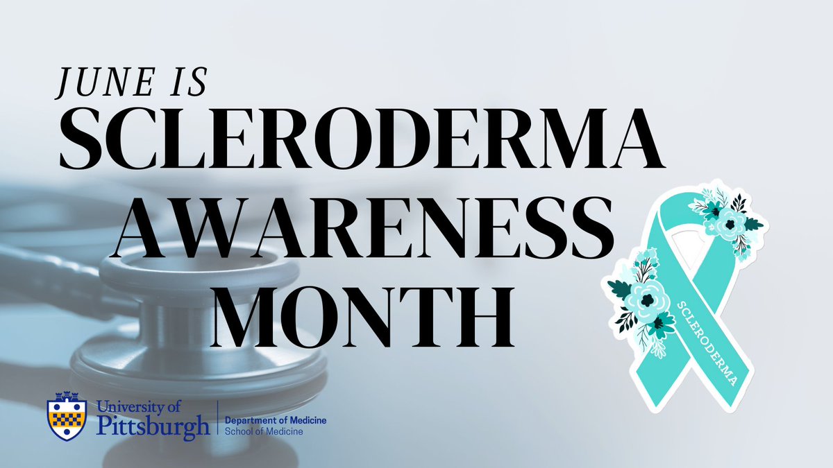 PittDeptofMed's tweet image. As we wrap up June, let's raise awareness on World Scleroderma Day! Today, we stand in solidarity with those affected by scleroderma, spreading knowledge, support, and hope. #SclerodermaAwarenessMonth
