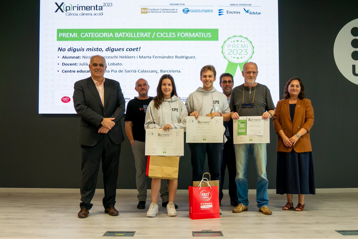 🏆Enhorabona a totes les persones guanyadores, mencions especials, finalistes i participants del concurs de vídeos científics en català #Experimenta2023 de la <a href="/fundaciorecerca/">Fundació FCRI</a> i l'<a href="/ACCC_/">Associació Catalana de Comunicació Científica</a>!

📈Entre totes i tots hem aconseguit fer una edició de rècord! 

🗓️Us esperem l'any que ve!