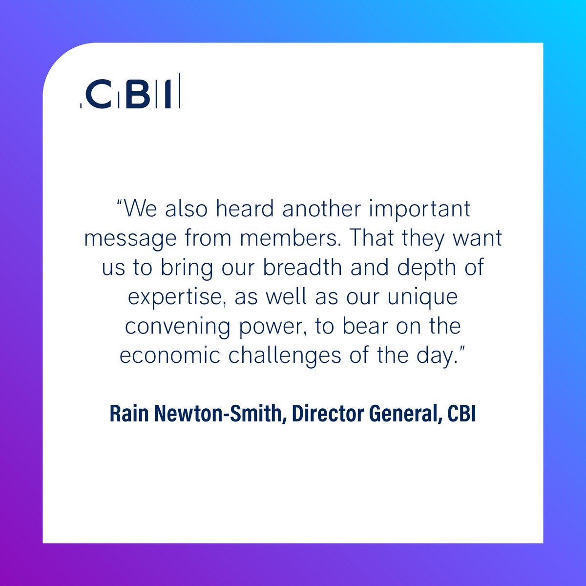 CBItweets's tweet photo. The results are in. Members have provided a strong mandate to the CBI with a resounding 93% vote in favour and 7% against. We thank all those who participated and will remain steadfast in our commitment to be the voice of UK business for all.

https://t.co/gC22Yq80ZP https://t.co/G24aTZ37pJ