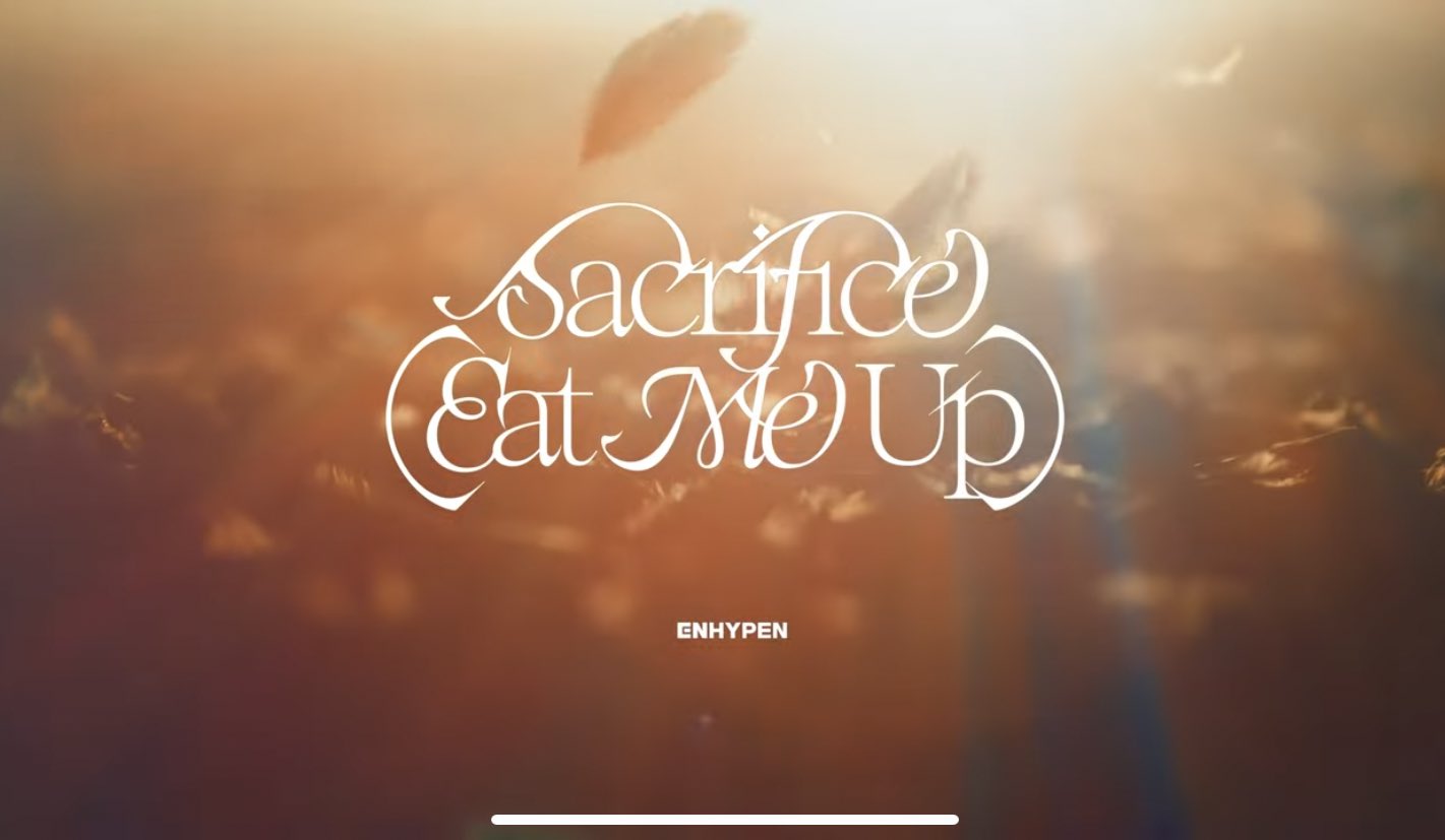 ENHYPEN <Sacrifice (Eat Me Up)> Poster