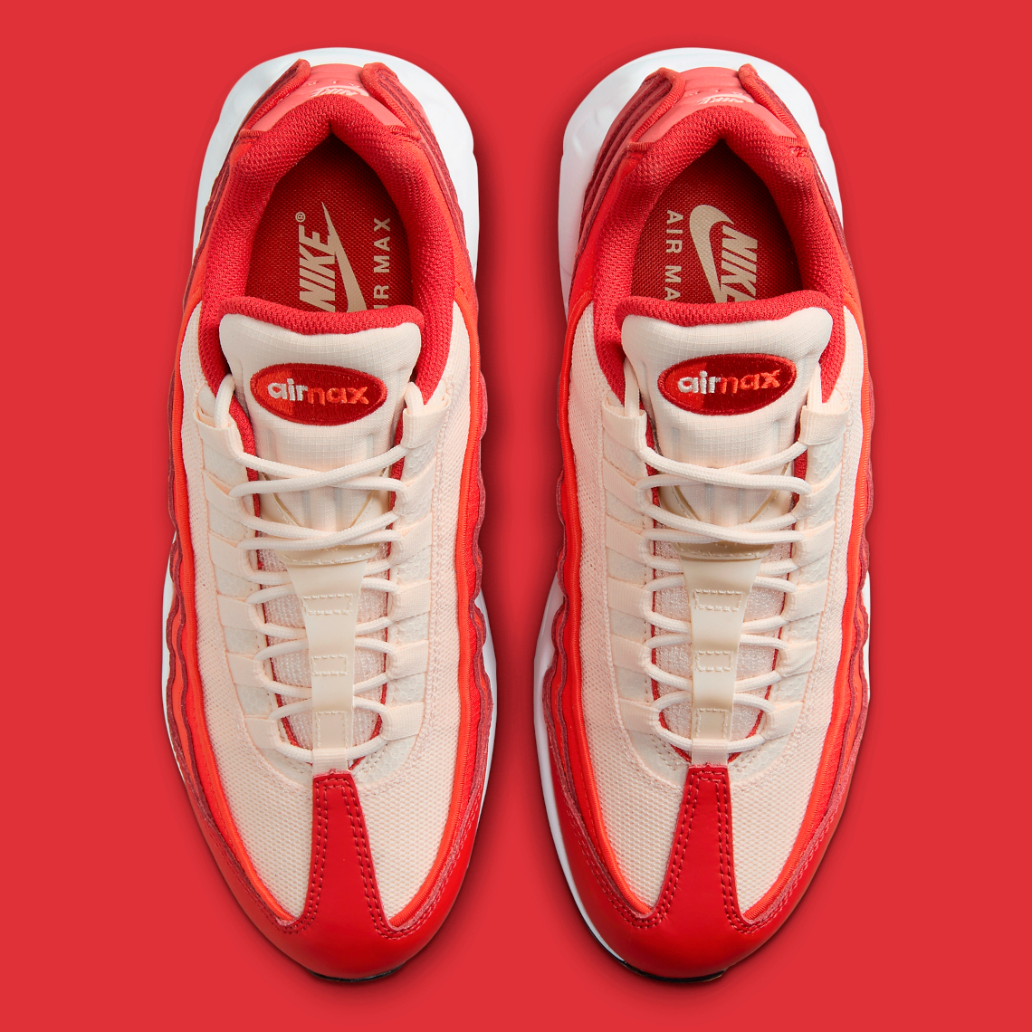 Bank Overredend aangenaam Sneaker News on Twitter: "OFFICIAL LOOK: Nike Air Max 95 "Picante Red/Guava  Ice" 💥 https://t.co/dYYE704ajP" / Twitter