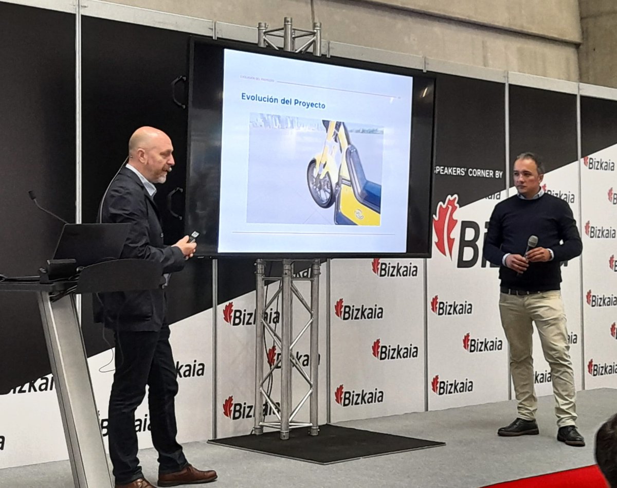 bexreal_'s tweet photo. En la #Jornada "Experiencias de #digitalización orientadas a #comercialización y personas, potenciando el éxito empresarial" con NUUK mobility hemos presentado nuestro caso de éxito "Gemelo digital de apoyo a la comercialización"

#bexreal @ClusterGaia #bedigital2023 @BEC_Bilbao https://t.co/sA23kx4YBC
