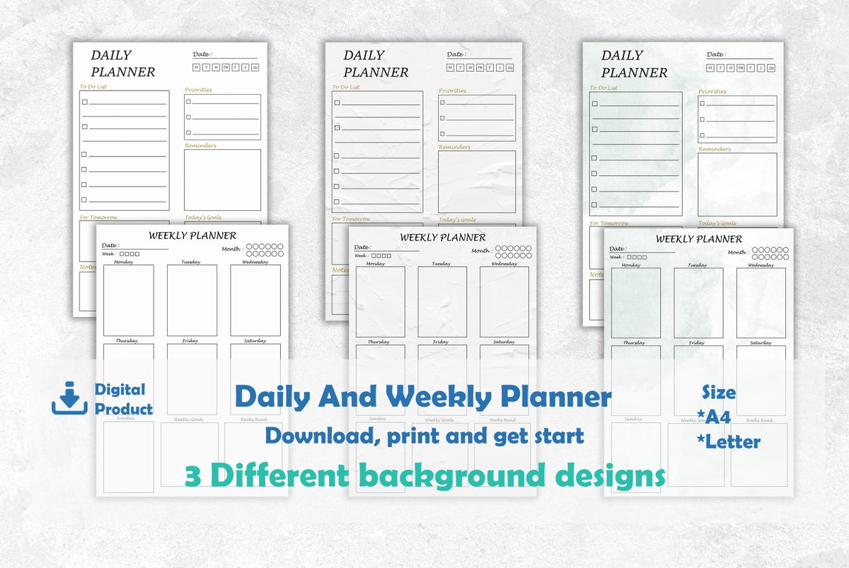 Struggling to stay organized and maximize your time? Our Printable Planner is the solution you've been looking for. Take charge of your life with optimal planning using this user-friendly and feature-packed tool. #PrintablePlanner #Organization #Efficiency