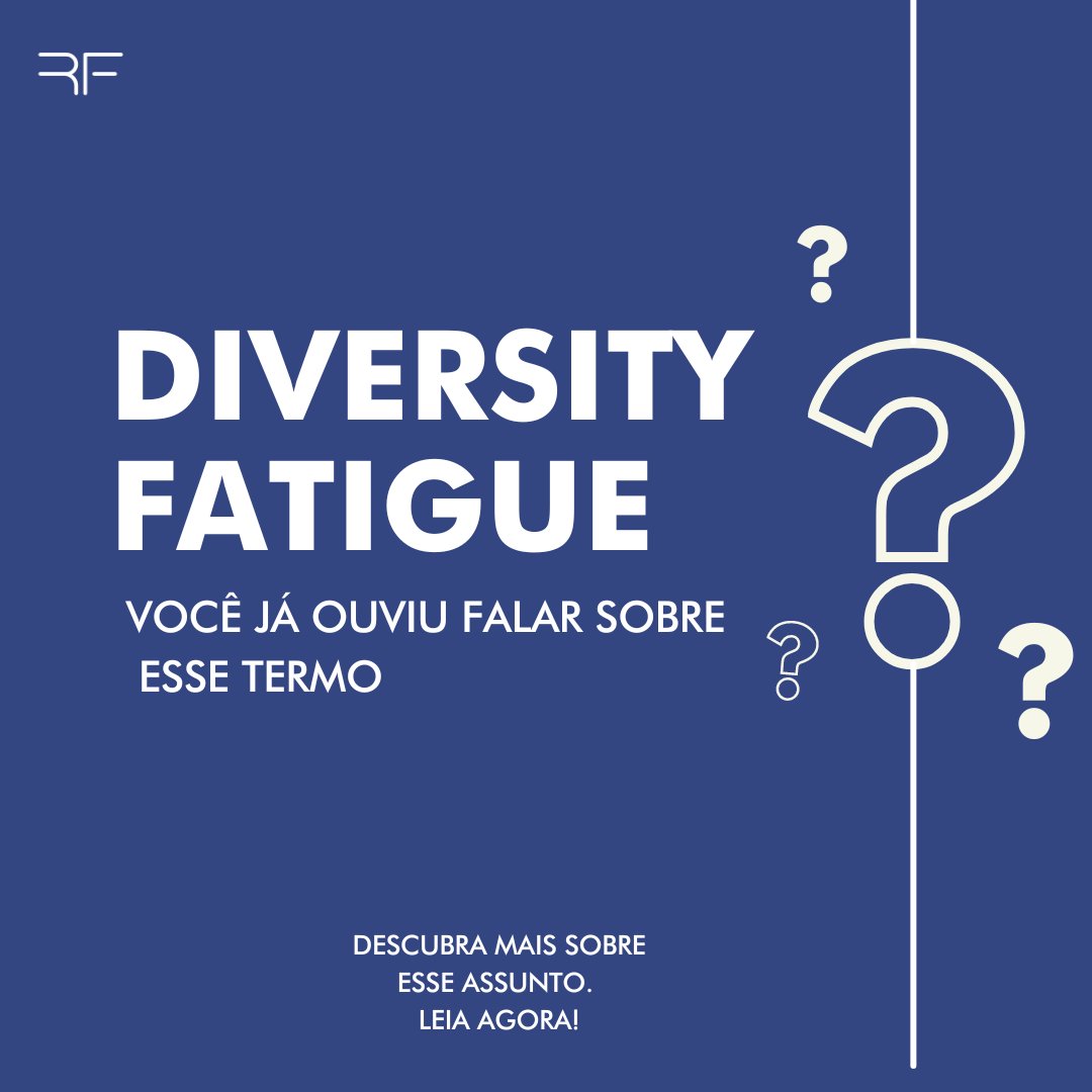 recrutify's tweet photo. Você já ouviu falar de "DIVERSITY FATIGUE"?

Leia mais no blog: https://t.co/R13umOeaeS

#Recrutify #diversidadeeinclusão #liderança #recursoshumanos https://t.co/iSjfqGGn2w