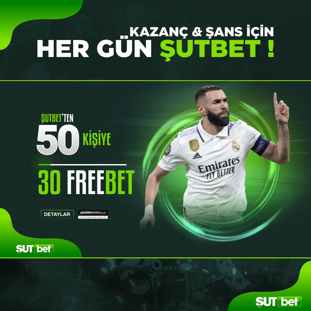 ŞUTBET / 50 KİŞİYE 30 TL FREEBET - SON İŞLEM VE YATIRIM ŞARTSIZ

✔️RT+ FAV
✔️@Bonushoodforum TAKİP
✔️5 Arkadaşını Etiketle
✔️Katılım ve Detaylar Linkte

l24.im/p7Q