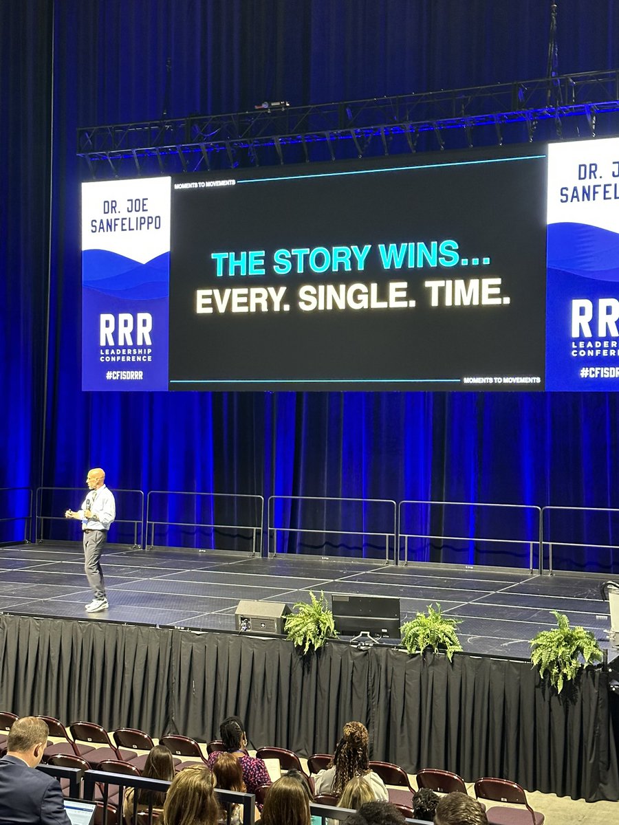 The story wins every single time! @Joe_Sanfelippo #CFISDRRR