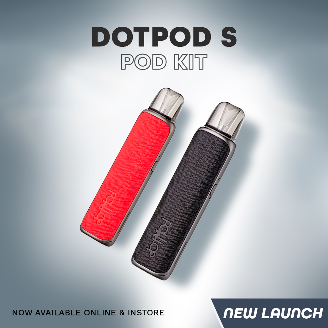 The Dotmod DotPod S Pod kit is known for its portability and convenience. 

Featuring an 800mAh built-in battery and 2ml capacity, this kit is perfect for MTL and RDTL vaping styles. 

Buy now - shorturl.at/flmGV

#TidalVape  #dotpod