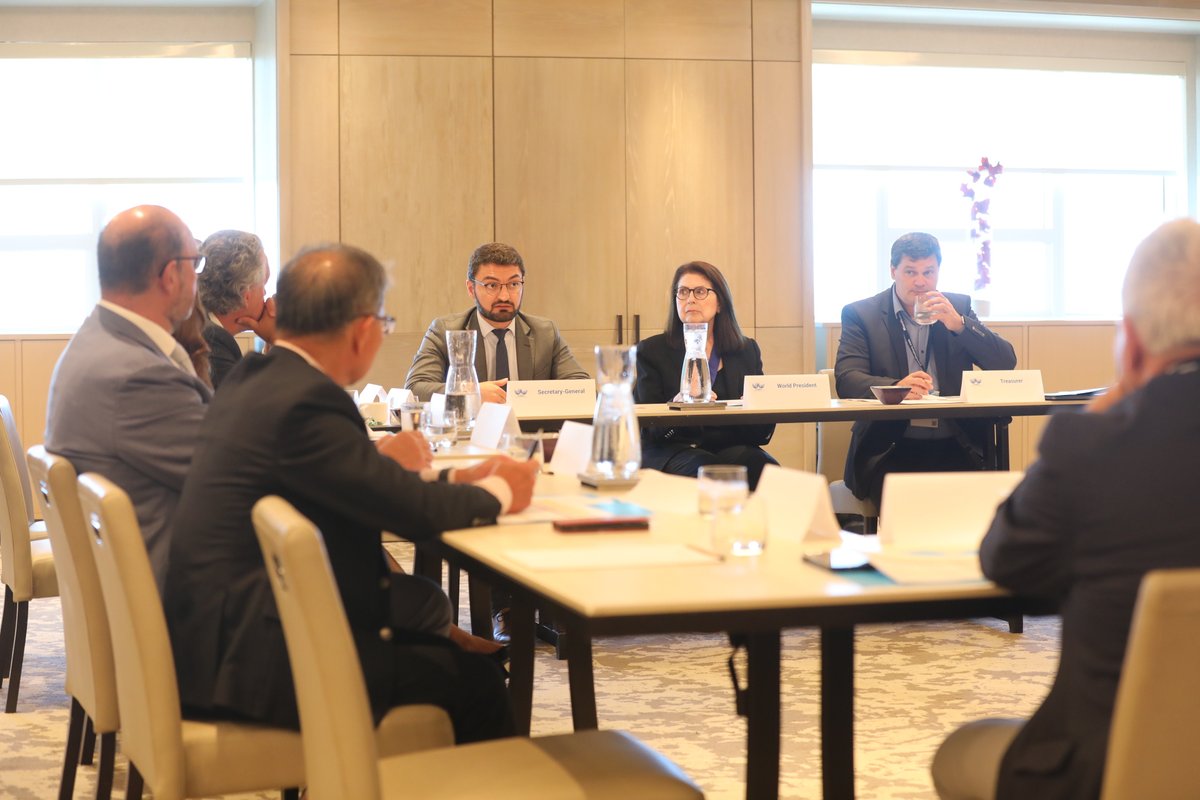 FIABCI's tweet photo. A few moments captured during the first Board of Directors' Lunch &amp; Meeting in the context of our 73rd FIABCI World Real Estate Congress happening this week at the Nobu Eden Roc Hotel in Miami. 📸

#FIABCI #MiamiRealtors #WREC2023 #FIABCIMIAMICONGRESS #Building4TheFuture #Miami https://t.co/7fokcvyHz9