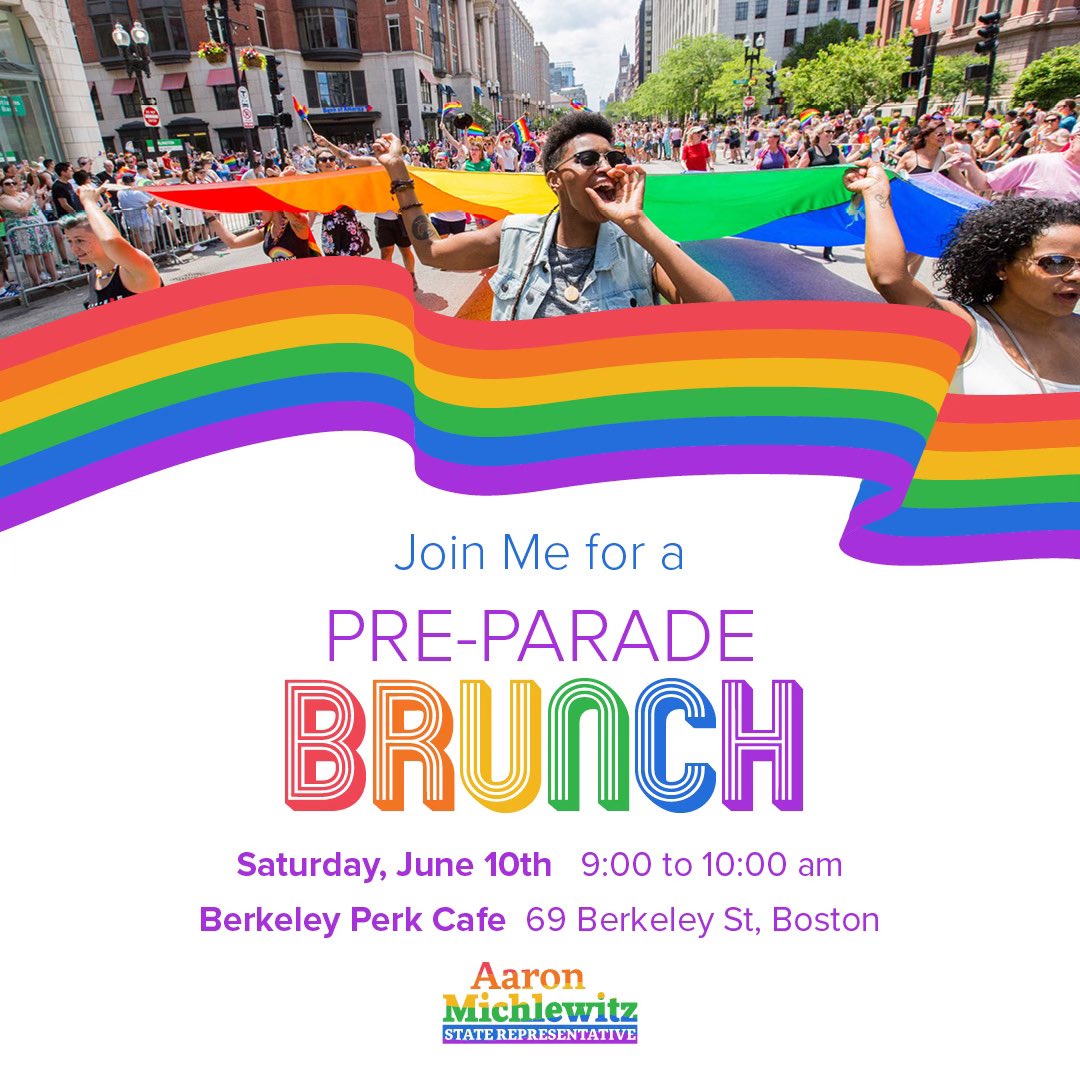 Please join me on Saturday morning before the Pride Parade for a neighborhood brunch at the Berkeley Perk Cafe to celebrate the return of the parade!