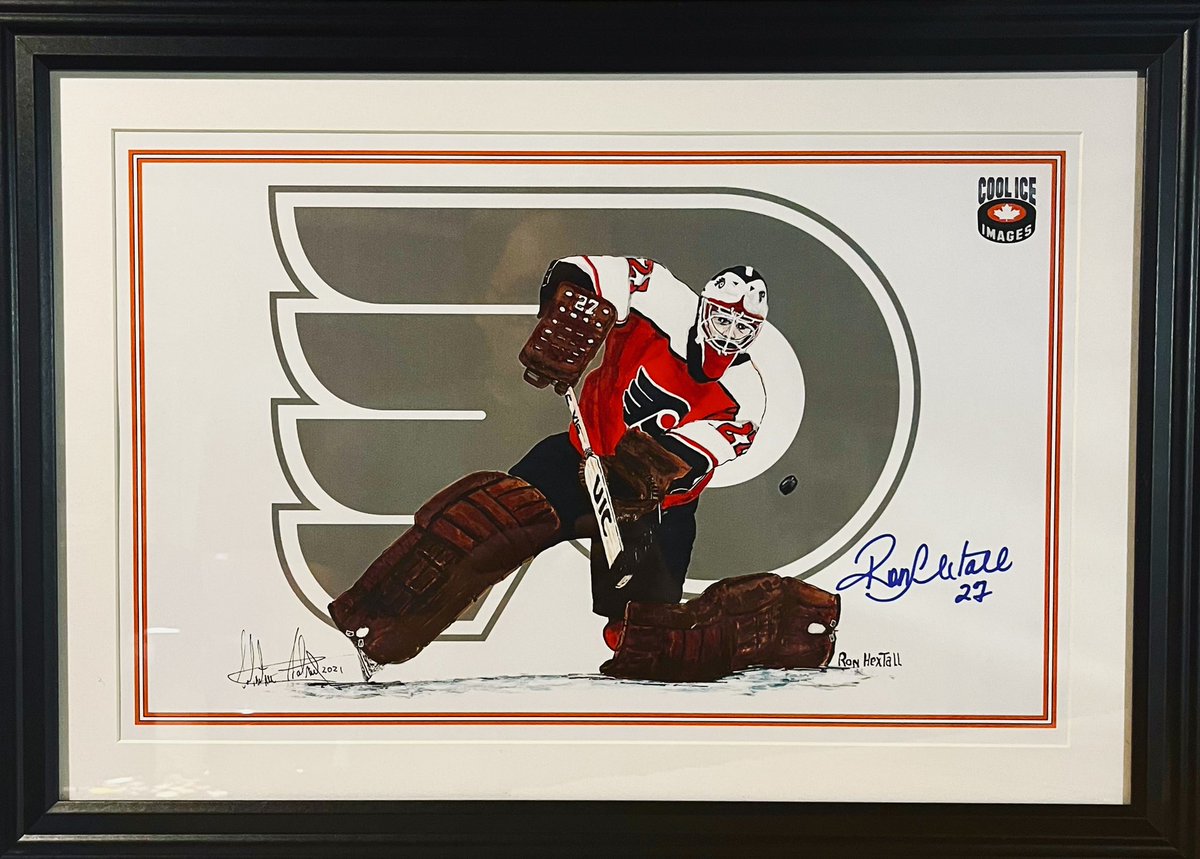 01HockeyMan01's tweet image. Four days until the Ron Hextall autographed print give away! Follow, retweet and comment  below to be in eligible for the giveaway! Good luck!