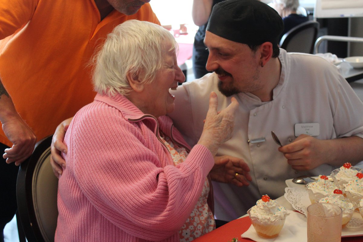 In honour of 'What Matters to You?' Day, Lillyburn hosted a tasting day, along with @nhsggcchc and @NHSGGCDiet,  to recognise the importance of individual preferences, connections, and food in the lives of our residents. 

🍰 A tasty menu and meaningful conversations! 🍰
#WMTY23