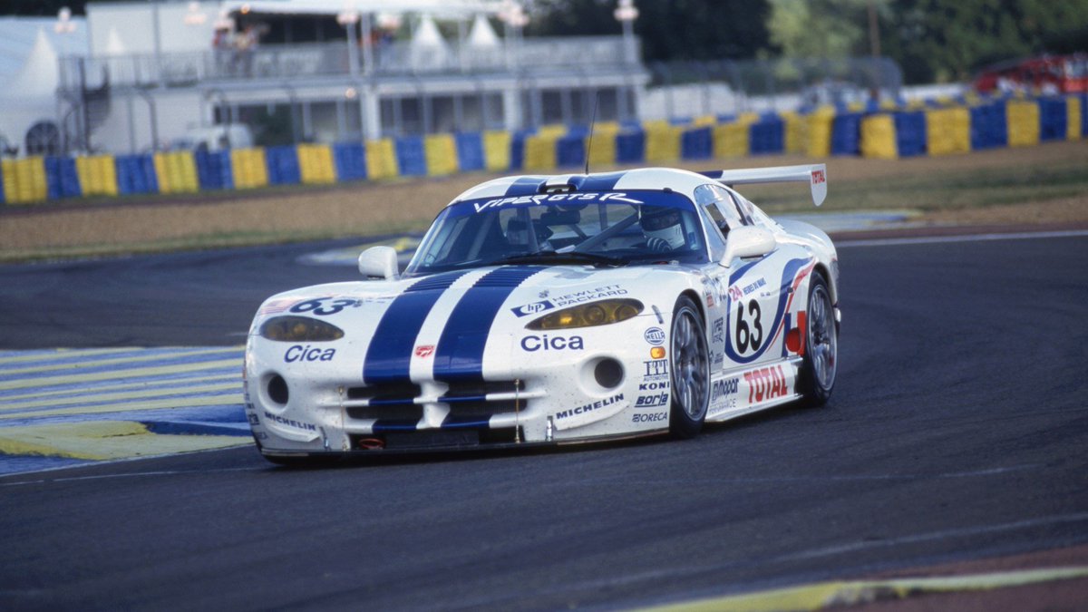 #OldSchoolRacing
#LeMans24 1997
#Chrysler Viper  GTS-R
Justin Bell / John Morton / Pierre Yver
14th place